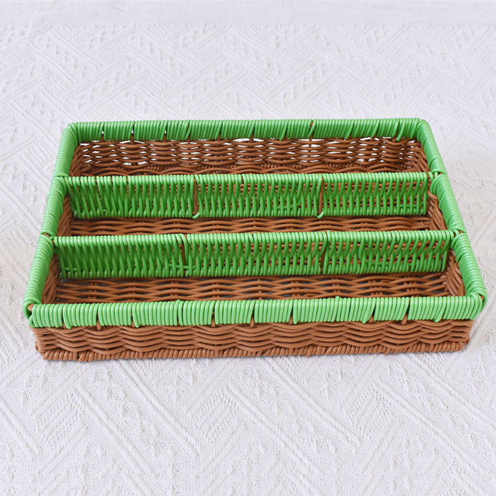 Multi-Tiered Woven Storage Tray Kalsten