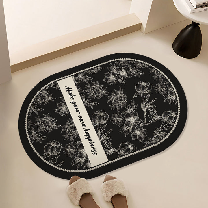 Decorative Motivational Bath Mat