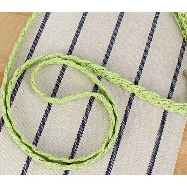 Shoulder bag made of natural woven material with stylish design Kalsten