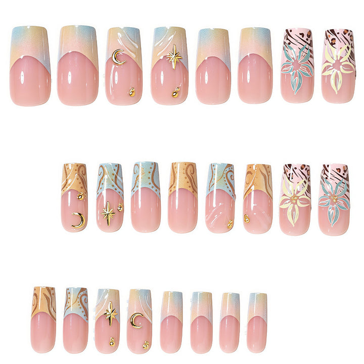 Elegant Press-On Nail Art Set Kalsten
