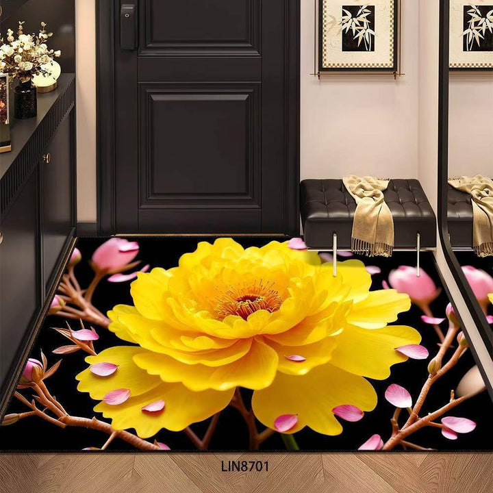 Floral Design Area Rug Kalsten