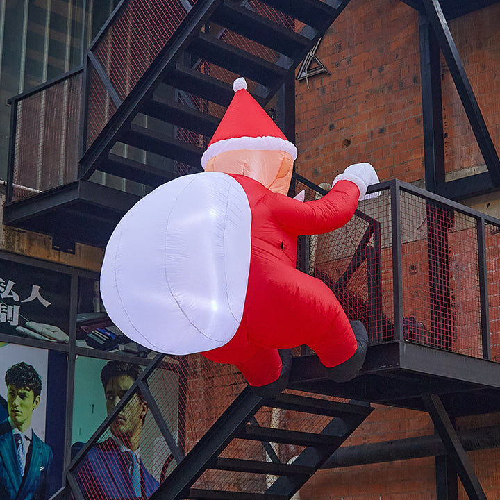 Funny Santa Climbing Figure Kalsten