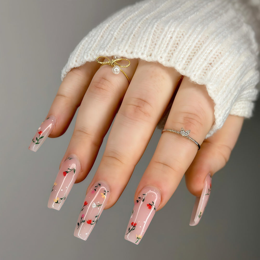Artificial nails with abstract patterns Kalsten