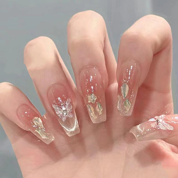 Elegant Decorative Press-On Nail Set Kalsten