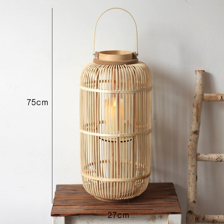 Decorative Lantern made of Rattan Kalsten