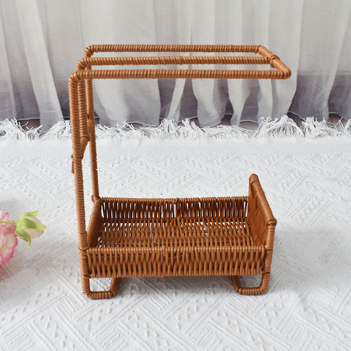 Handmade Rattan Storage Basket Kalsten