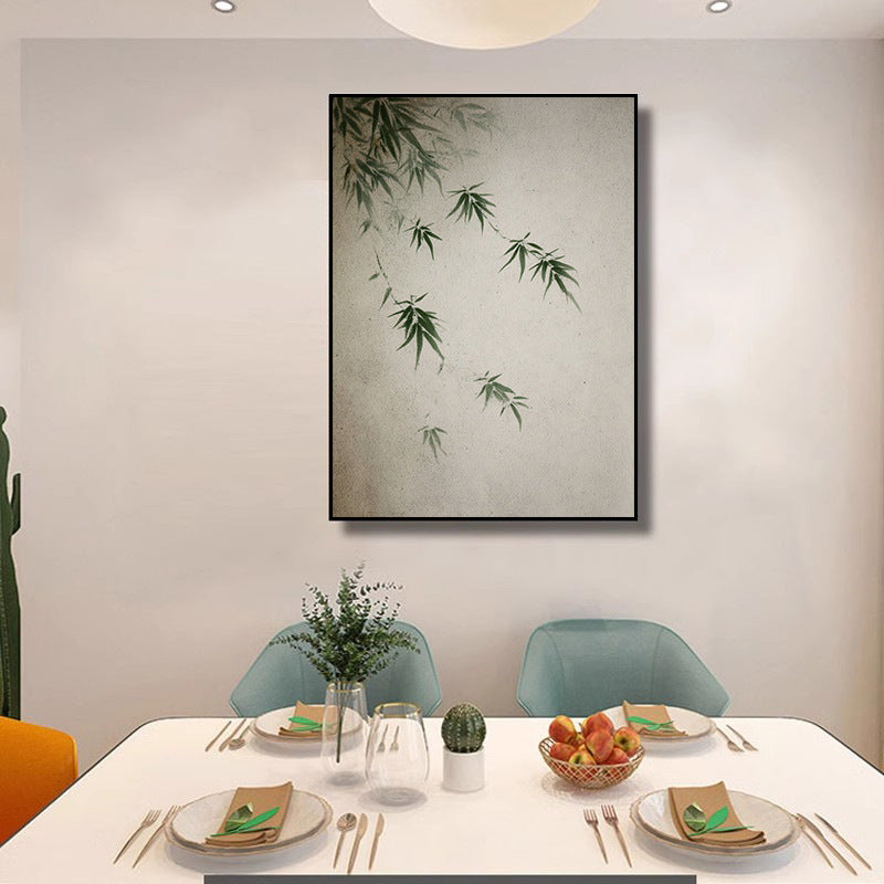 Nature-Inspired Bamboo Canvas Art