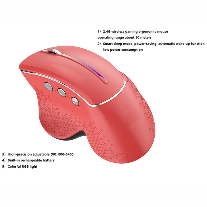 Ergonomic Gaming Mouse with Rgb Lighting Kalsten