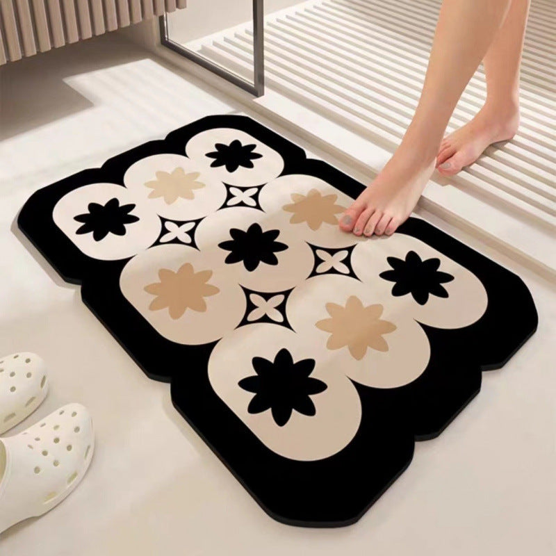 Abstract Geometric Bath Mat Kalsten
