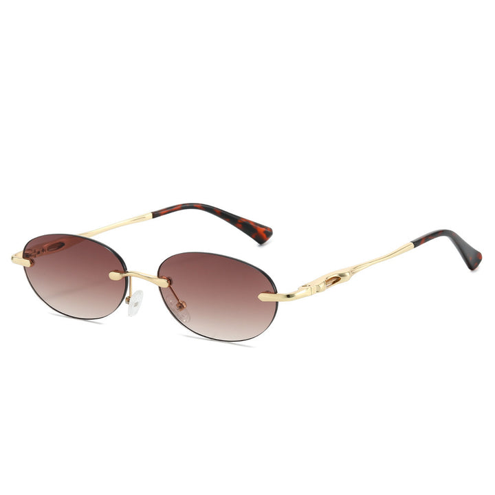 Retro Oval Frame Sunglasses Kalsten