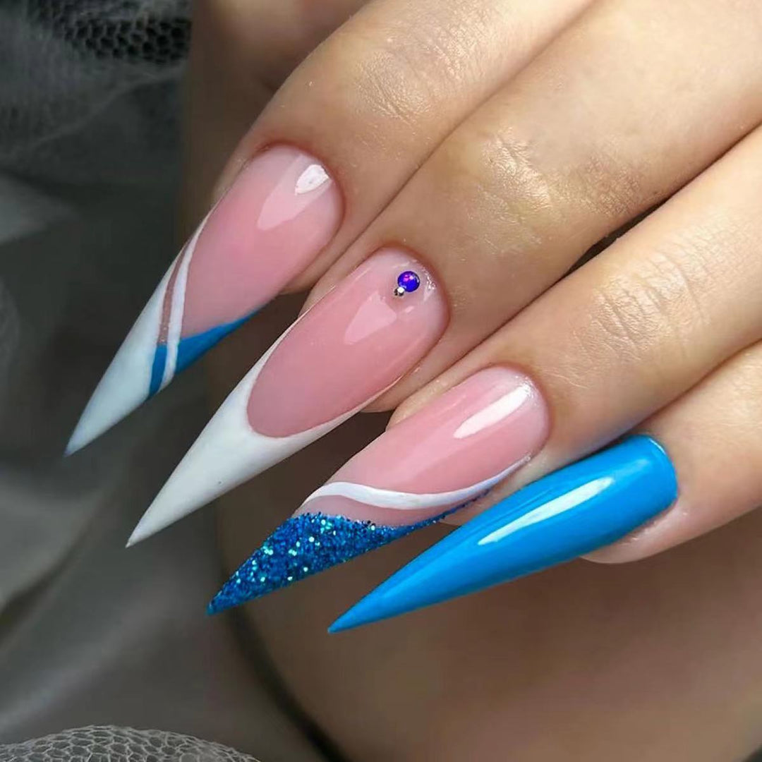 Creative Nail Art with Glamorous Design Details Kalsten
