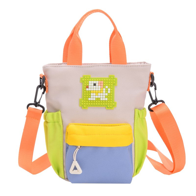 Mini handbag with colorful accents and practical carrying system Kalsten