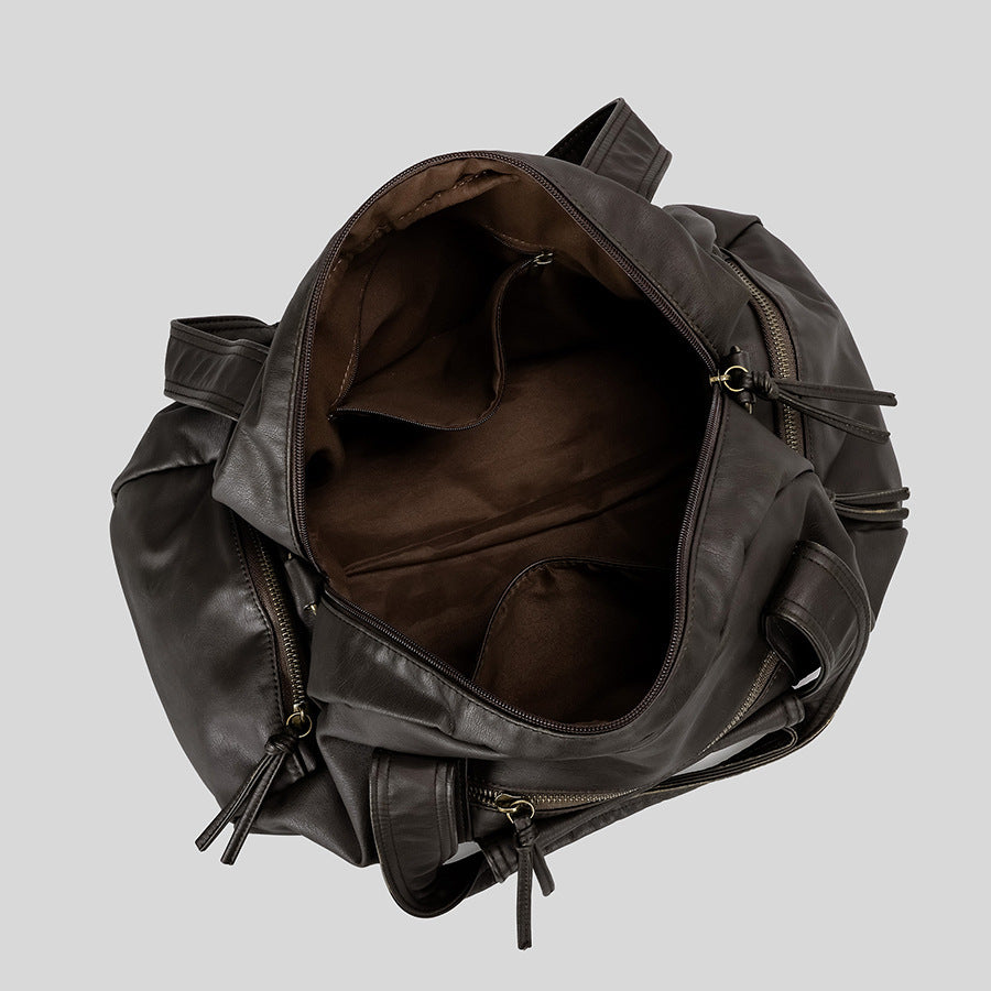 Spacious Multi-Pocket Handbag