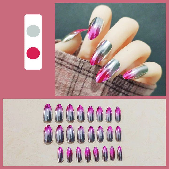 Creative artificial nails in modern gradient design Kalsten