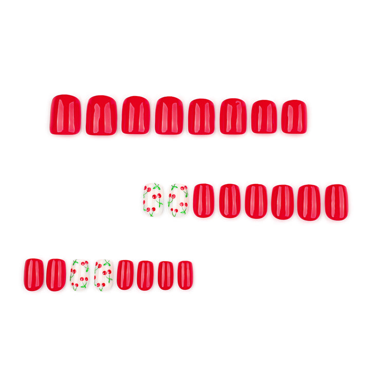 Creative nail art with fruity cherry design Kalsten