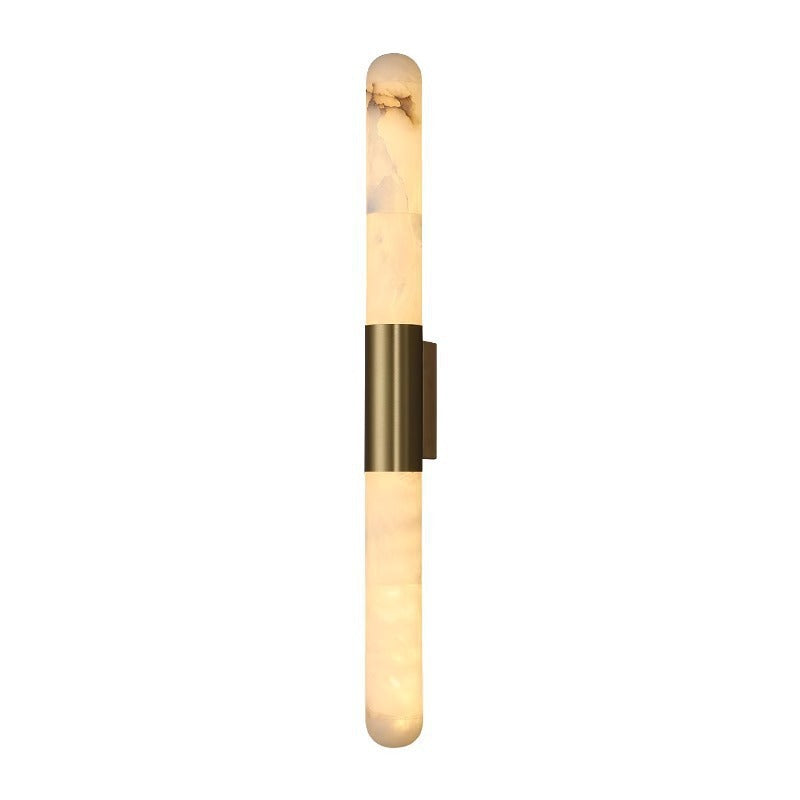 Modern Marble and Brass Wall Light