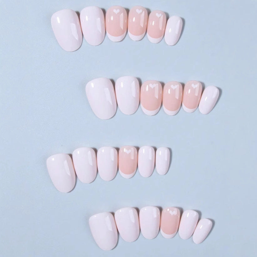 Artificial nail set with creative heart design Kalsten