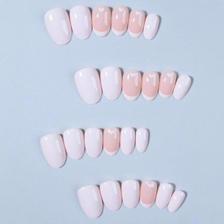 Artificial nail set with creative heart design Kalsten