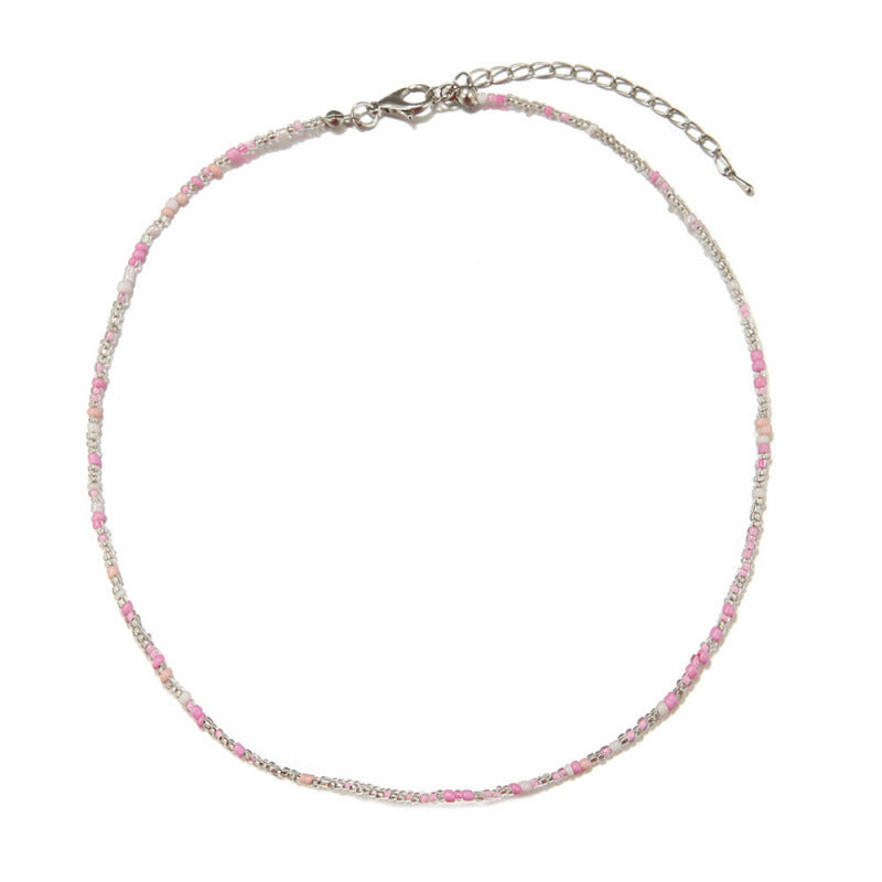 Handcrafted Beaded Choker Necklace Kalsten