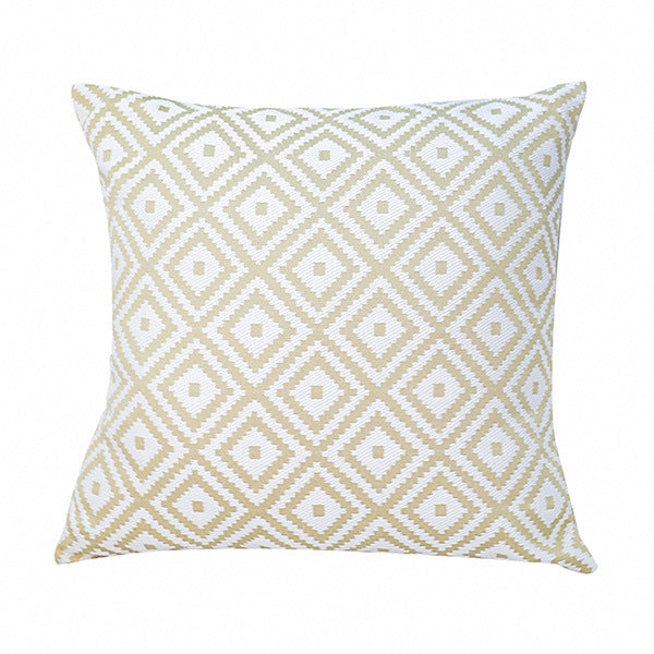 Square decorative cushion cover with geometric diamond pattern Kalsten