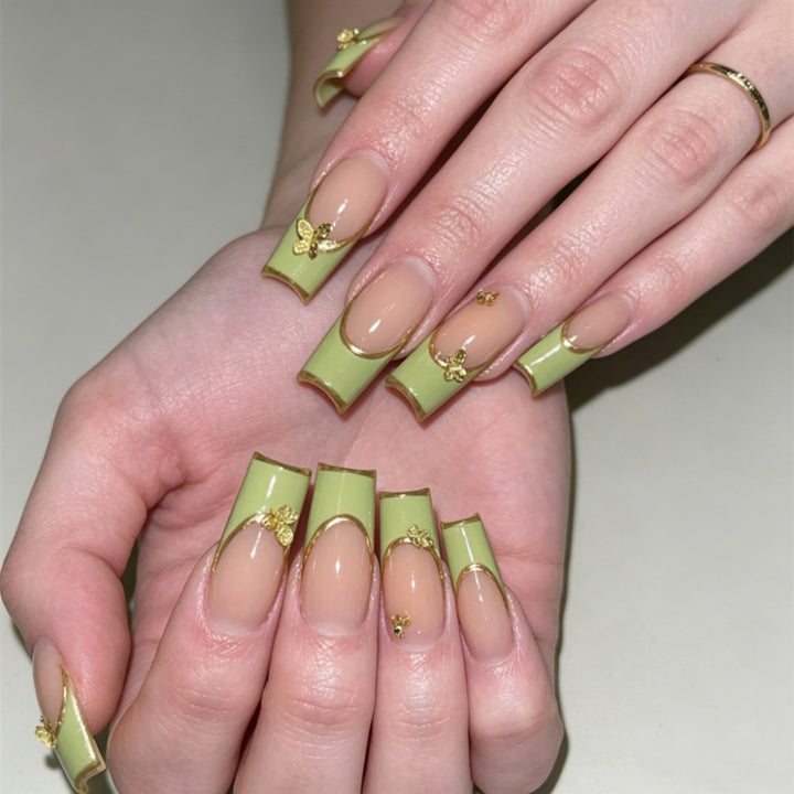 Artificial nails with modern night motif Kalsten