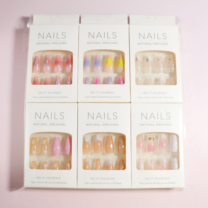 DIY Natural Dressing Press-On Nails Kalsten