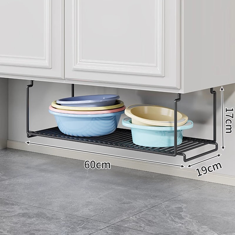 Under-Cabinet Hanging Sliding Wire Storage Shelf