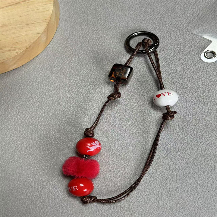 Decorative Beaded Keychain Kalsten 1790135971