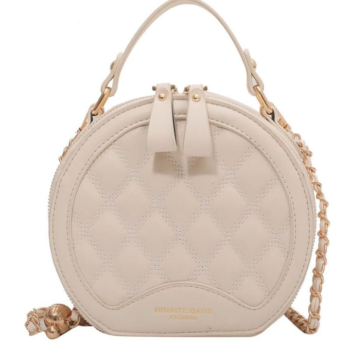 Quilted Round Crossbody Bag Kalsten