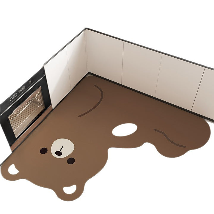 Cartoon-Themed Kitchen Mat Kalsten