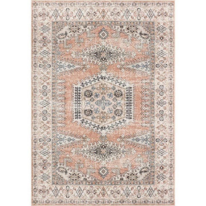 Vintage Floral Patterned Area Rug
