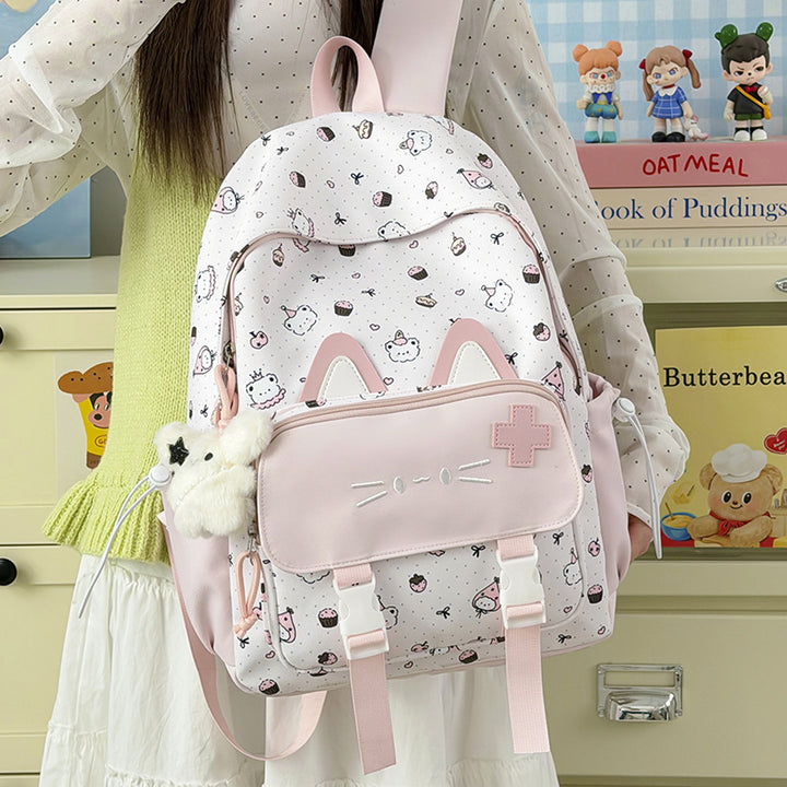 Cartoon-Themed Cat Ears Backpack Kalsten