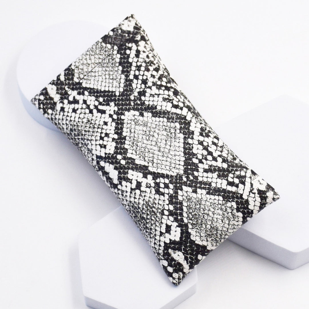 Stylish Snake Print Eyewear Case Kalsten