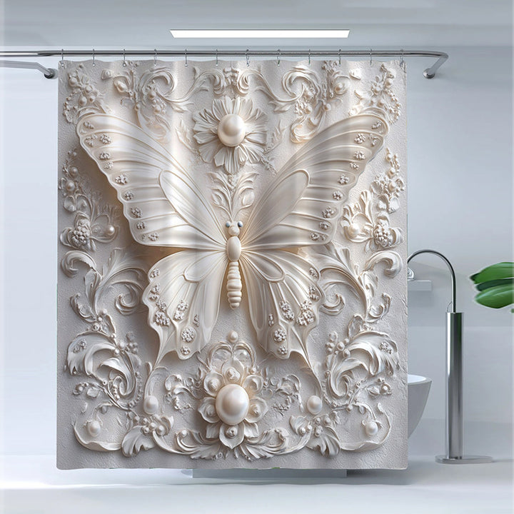 Artistic Butterfly Shower Curtain Kalsten