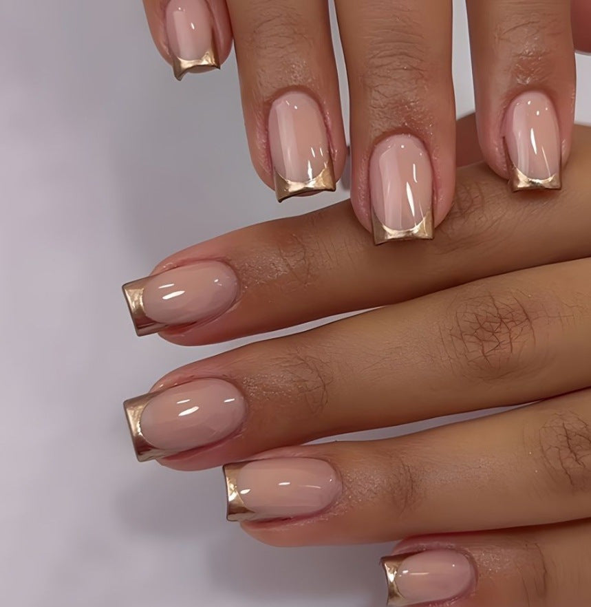 Classic French Tip Nail Enhancements Kalsten
