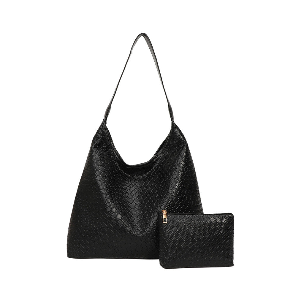 Woven Leather Shoulder Bag Kalsten