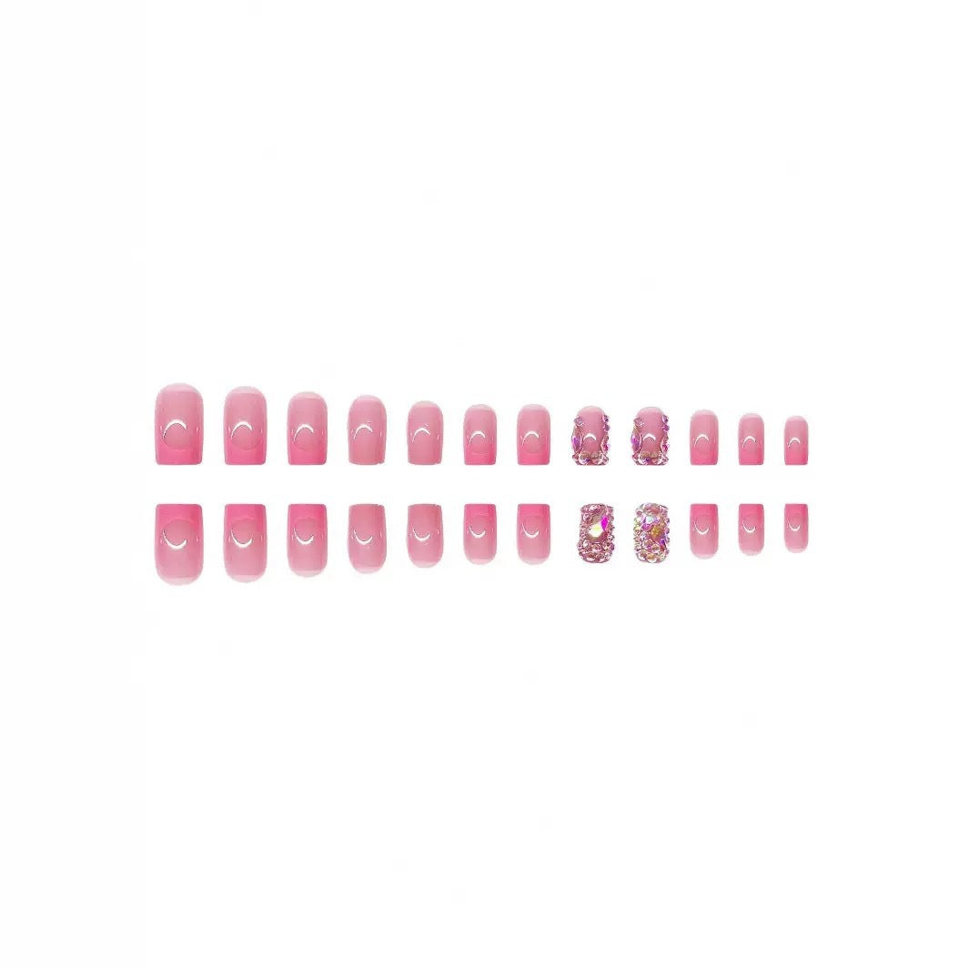 Decorative Nail Art Set with Rhinestone Accents Kalsten