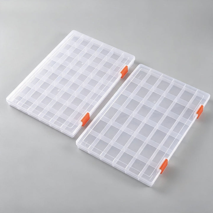 Transparent Multi-Compartment Craft Storage Organizer Kalsten