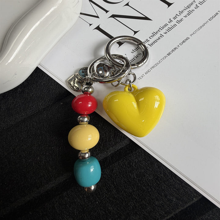Decorative Heart-Themed Keychain Kalsten