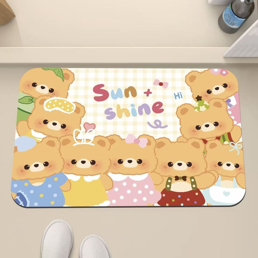 Playful Cat-Themed Anti-Fatigue Mat