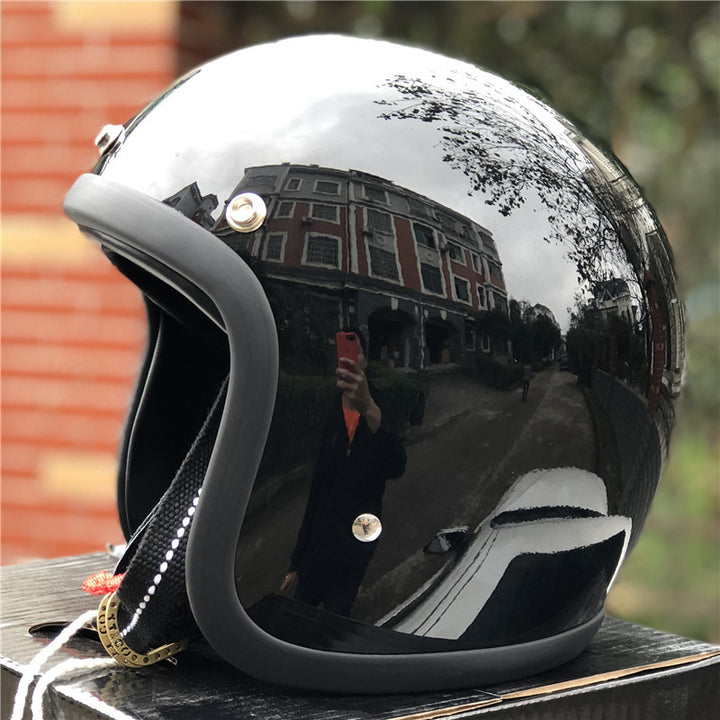Retro Open-Face Motorcycle Helmet Kalsten