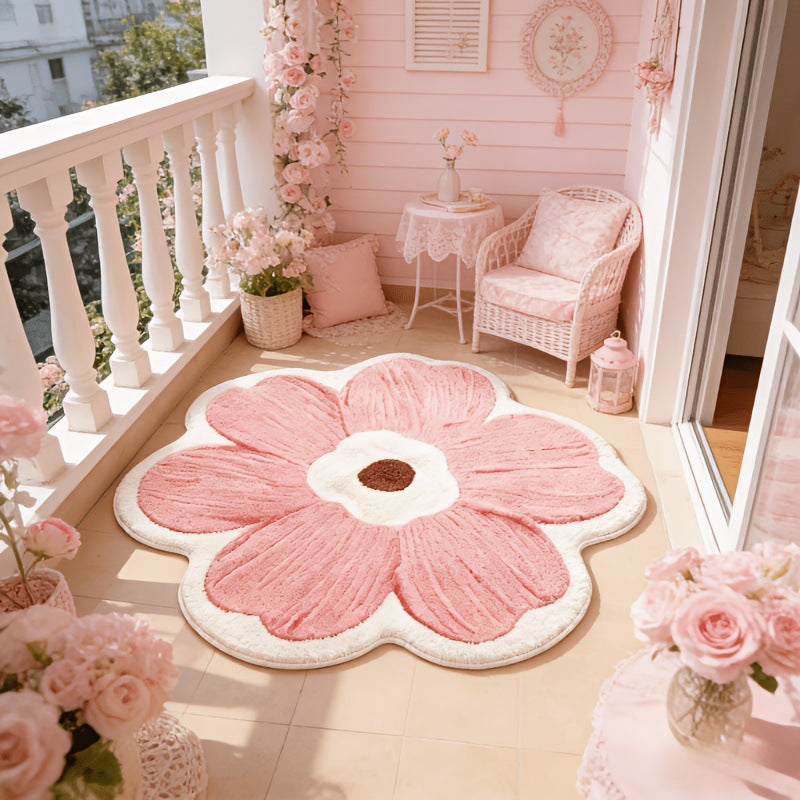 Decorative Floral Pattern Area Rug