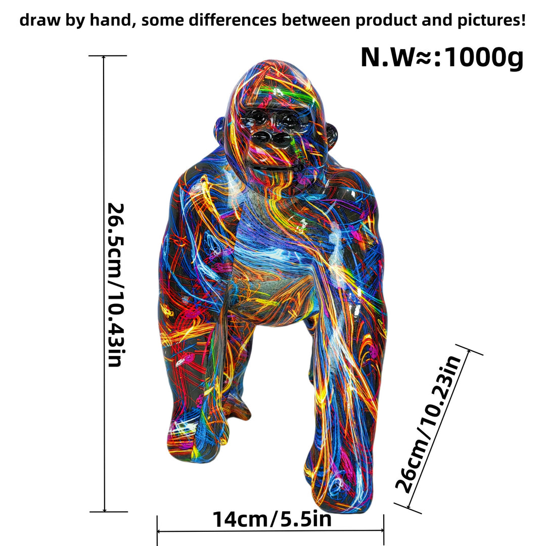 Artful Gorilla Sculpture Kalsten