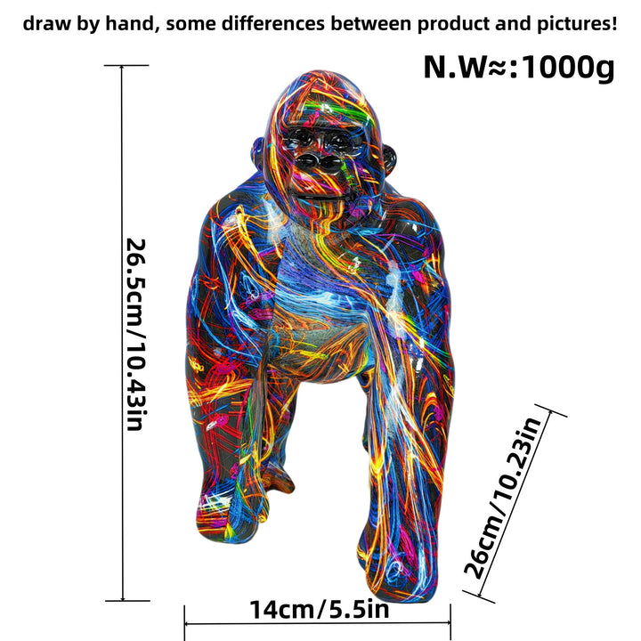 Artful Gorilla Sculpture Kalsten