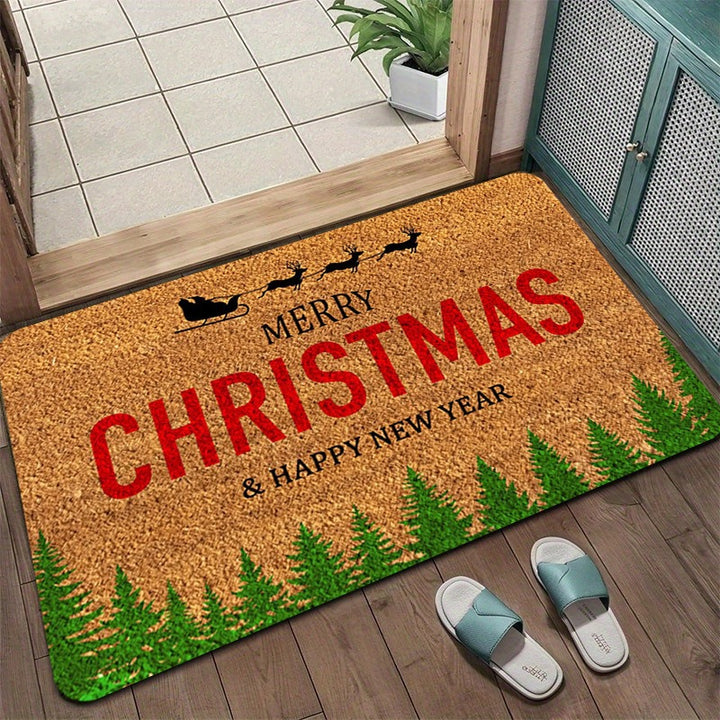 Festive Holiday Door Mat Kalsten