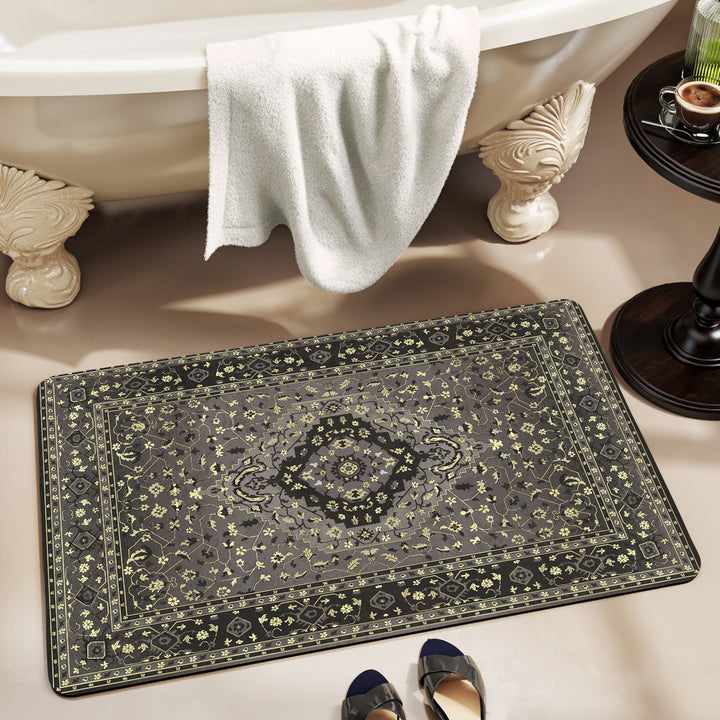 Luxurious Vintage-Inspired Bath Mat Kalsten