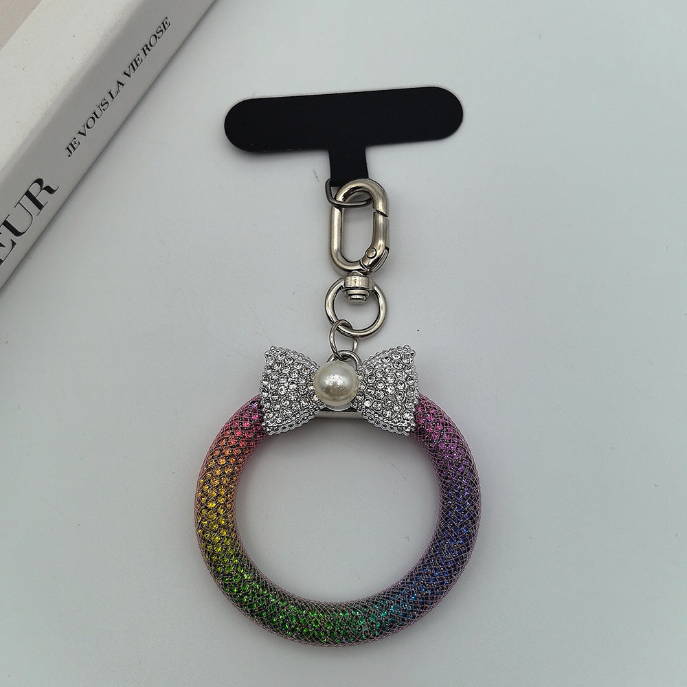 Elegant Rhinestone Bow Keychain Kalsten