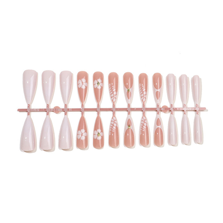 Artistic Floral Press-On Nail Kit kalsten