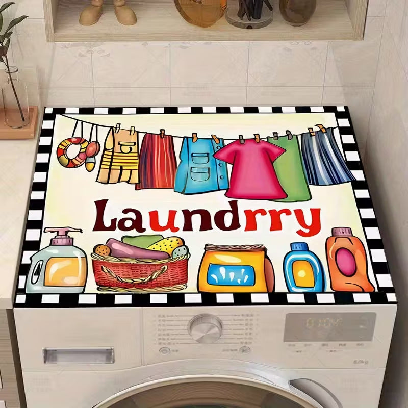 Cute Cartoon Sheep-Patterned Kitchen Mat