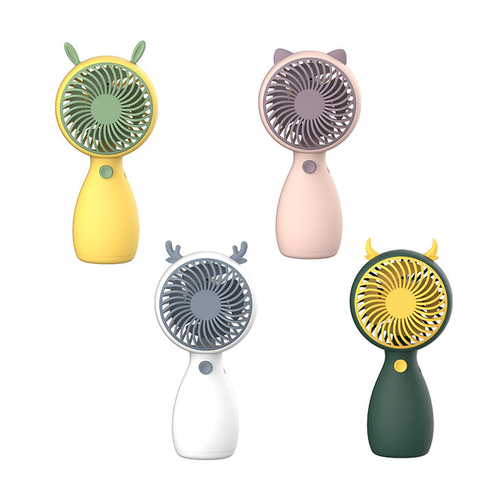 Ladies portable hand fan with ergonomic animal design Kalsten
